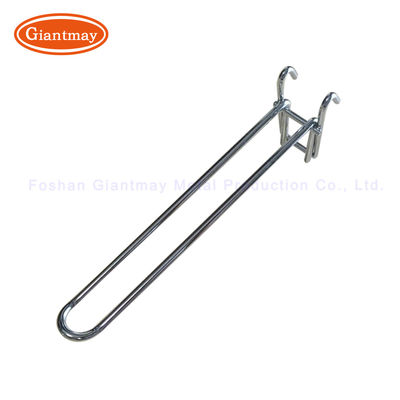 धातु सफेद छिद्रित पैनल ग्रिडवॉल यूरो हुक वायर रैक डिस्प्ले हुक